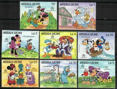 Sierra Leone Stamp 799-806 - Disney Characters In Mother Goose Fairy Tales