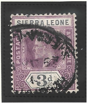 Sierra Leone Stamp Scott #69, Used Hinged