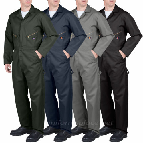 Dickies Long Sleeve Coveralls Men Mechanic Cotton Blend Coverall