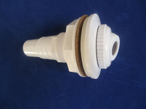 Above Ground Swimming Pool Complete Return Jet Fitting With Gasket And Adapter